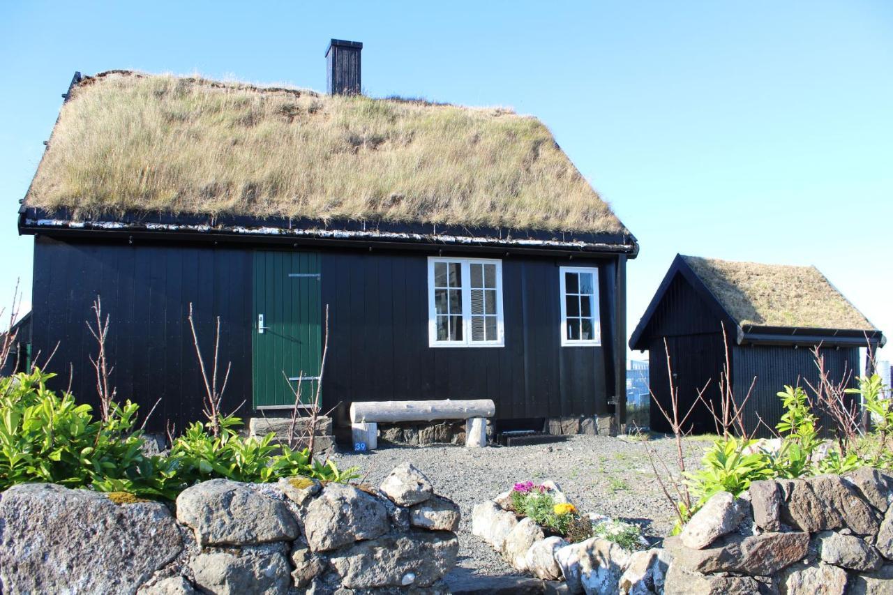 Traditional Faroese House In Torshavns City Center Buitenkant foto
