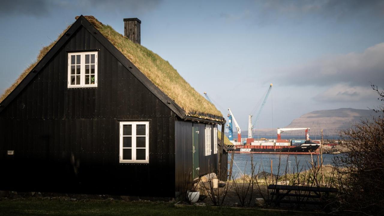 Traditional Faroese House In Torshavns City Center Buitenkant foto